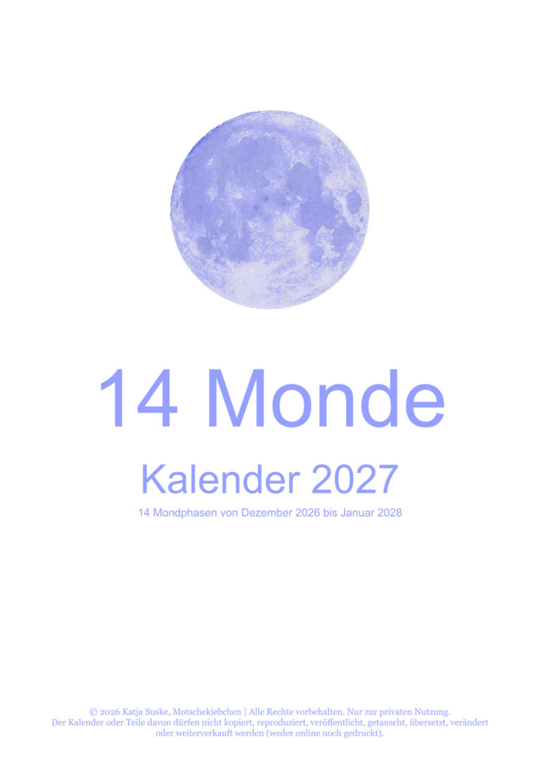 14 Monde | Kalender 2027