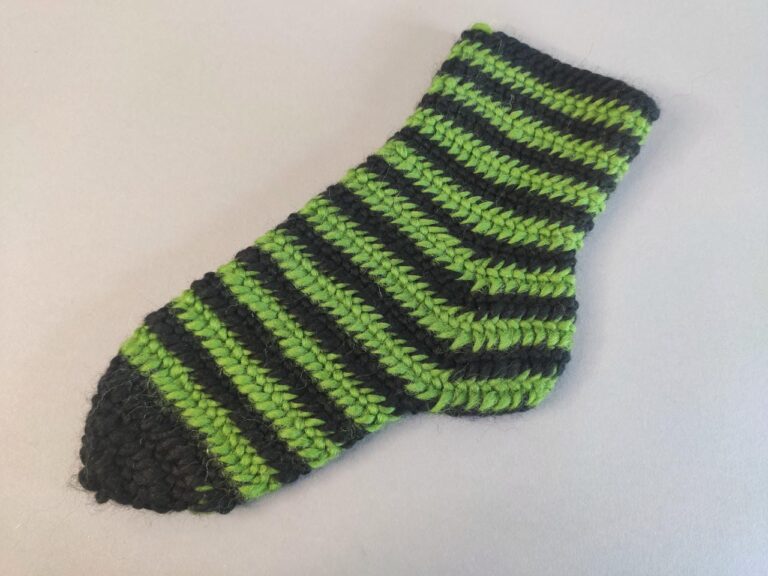 Produktdarstellung Socke geringelt